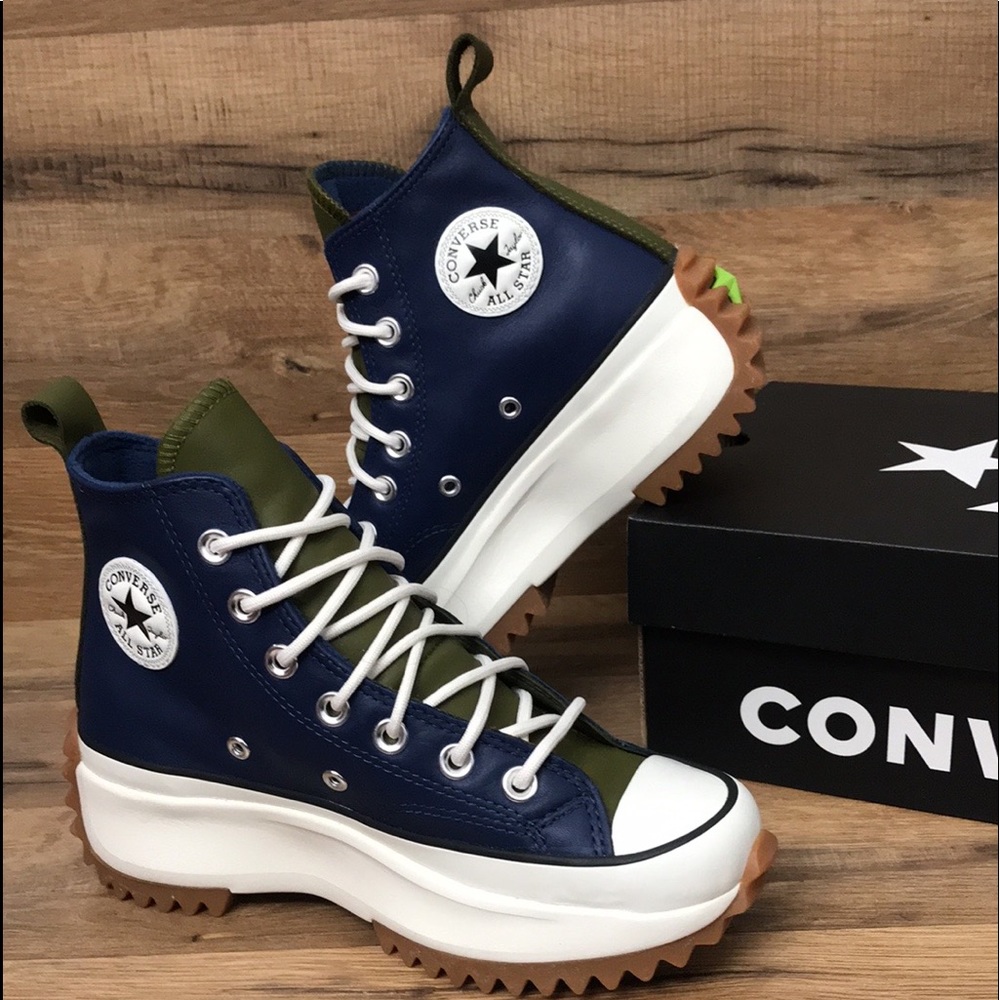 LEATHER CONVERSE RUN STAR HIKE HIGH TOP BRAND NEW